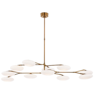 Ceiling Lighting: Brindille XL Articulating Linear Chandelier
