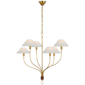 Ceiling Lighting: Griffin Large Staggered Tail Chandelier