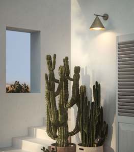 Cone Straight Outdoor Wall Light