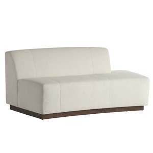 Sofas Modulars: Islander Right Sofa Vanilla Performance Bouclé