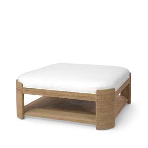 Faye Ottoman Square Natural