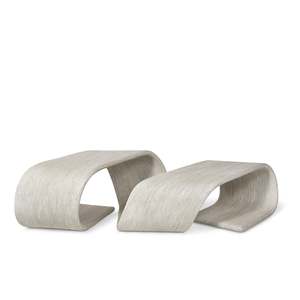 Coffee Tables: Allegro Rattan Coffee Table White