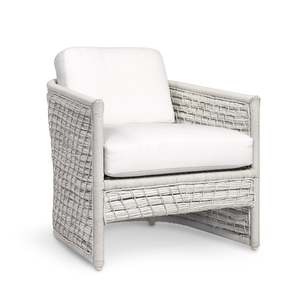 Furniture: Capitola Outdoor Lounge Chair Whitewash