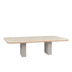 Dining Entry Tables: In/Out Shoreline Dining Table Grey - Large