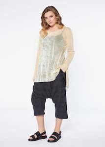 Tops: Shadows Top - Vintage Milk