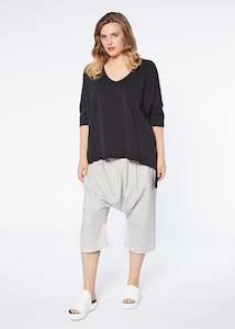 Tops: Helga Top - Black White