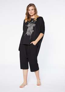 Tops: Midori Top - Black Rose