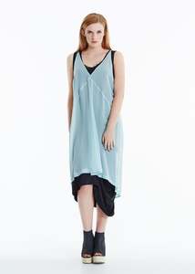 Outlet: Barely There Dress - Blue Haze