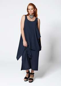 Outlet: Around The Corner Dress - Navy