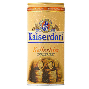 Beer & Cider: Kaiserdom Unfiltered Lager Kellerbier 4.7% Can 1L