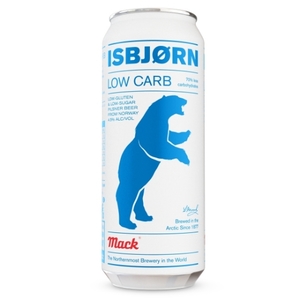 Beer & Cider: Beer Isbjorn Pilsner LOW CARB Mack 4.3% 500ml