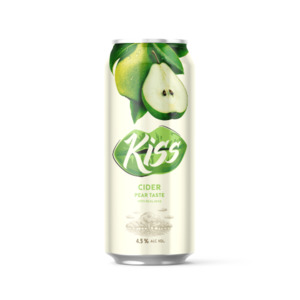 Beer & Cider: Kiss Cider Pear - 4.5% Alc 500ml