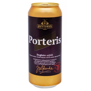 Beer Porter Dark Beer 6.9% Svyturys Can 500ml