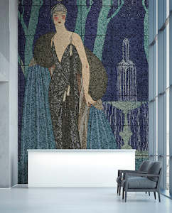 People Wall Mural: Walls by Patel 3 - Scala Elegant Woman