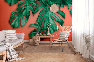 Botanical Wall Murals: Designwalls 2 - Palm Orange