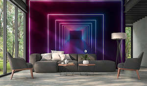 Graphic Wall Murals: Designwalls 2 - Neon Hallway