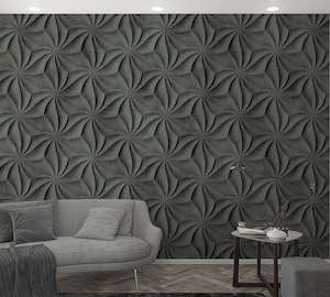 Graphic Wall Murals: Smart Art Easy - Geometric Flower