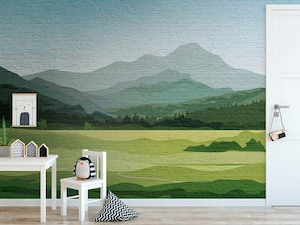 Smart Walls: The Wall - Watercolour Mountains