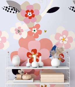 The Wall Continuous Murals: The Wall 2 - Spring Flowers
