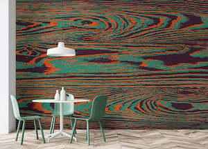 Abstract Geometric Wall Murals: Walls by Patel 3 - Kontiki