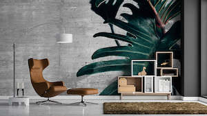Botanical Wall Murals: Designwalls 2 - Concrete Palm