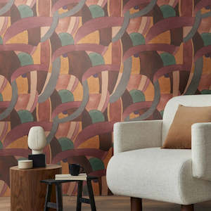 Abstract Geometric Wall Murals: Anna D'Andrea - Painted Drift