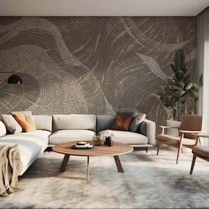 Abstract Geometric Wall Murals: SAMPLE | Amber - Mystic Mingle