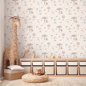 Kids Wallpaper: Lilly & Luis - Mini Safari