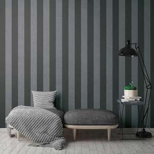 Damask Boho Wallpaper: Attractive 2 - Broad Stripe