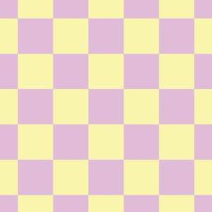 Color Pop - Lemon & Lilac Checkboard