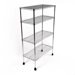 Eurowire Chrome Plated Shelving Set (4 Shelf, 1600x900x350)