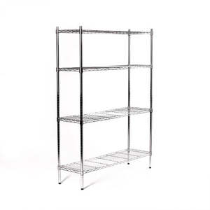 Eurowire Chrome Plated Shelving Set (4 shelf, 1200x900x350)