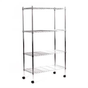 Sets With 1200mm X 450mm Shelves: Eurowire Chrome Plated Shelving Set (4 Shelf, 1800x1200x450)
