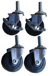 Eurowire Heavy Duty Castors 25mm pole