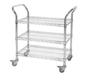 Eurowire Chrome Wire Trolley