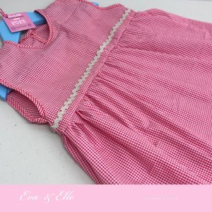 Little Dresses: Little Red Gingham Sleeveless for 12 - 18 Months