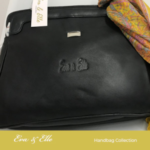Handbags: Black - E&E Leather Fashion Handbag