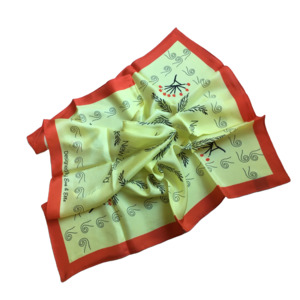 Best Sellers: SILK SCARVES - YELLOW & RED