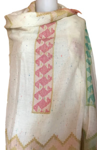 Best Sellers: Block Design Scarf in Cotton