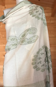 Best Sellers: Floral Green Design Scarf in Cotton
