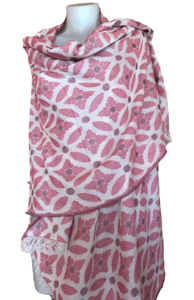 Best Sellers: Floral Design Scarf in Cotton