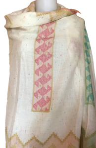 Best Sellers: Block Design Scarf in Cotton