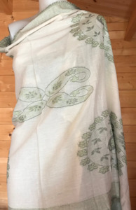 Best Sellers: Floral Green Design Scarf in Cotton