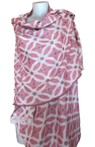 Best Sellers: Floral Design Scarf in Cotton