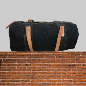 All Men: E&E Black Duffel Bag