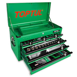 Toptul Tool Kit 120Pce C/w 6 Drawer Tool Chest Toptul GCBZ120A