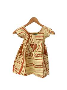 Eveni Kids Girls Midi Dress Paradise Brown