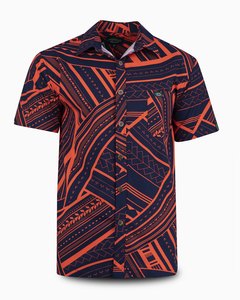 Eveni Pacific Men's Classic Shirt - Lipstick Red