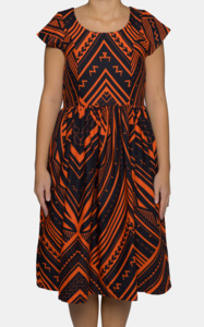 Eveni Pacific Ladies Midi Dress - Red Card