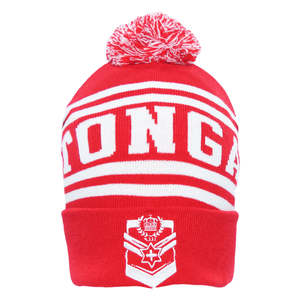 2025 Tonga Rugby League Adult Beanie Red